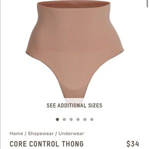 SKIMS Core Control Thong